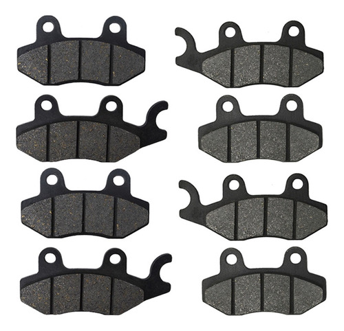 4 Pares De Pastillas De Freno Para Yamaha Yxr 700 F Rhino