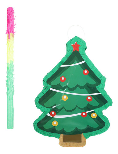 Mini Piñata Navideña Con Decoración De Árbol De Navidad Para