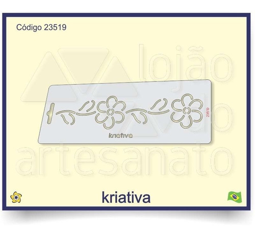 Imagem 2 de 4 de Gabarito Para Quilting - Flor - 23519