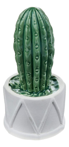 Estatueta Enfeite Cactus Adorno Ceramica Av Cacto Home & Co