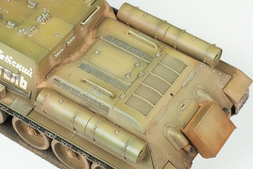 Su 85 Soviet Tank Destroyer By Zvezda # 3690 1/35