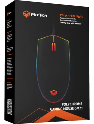 comprar Mouse Gamer 6d Meetion Gm21 Con Luz Rgb 4800dpi Programable