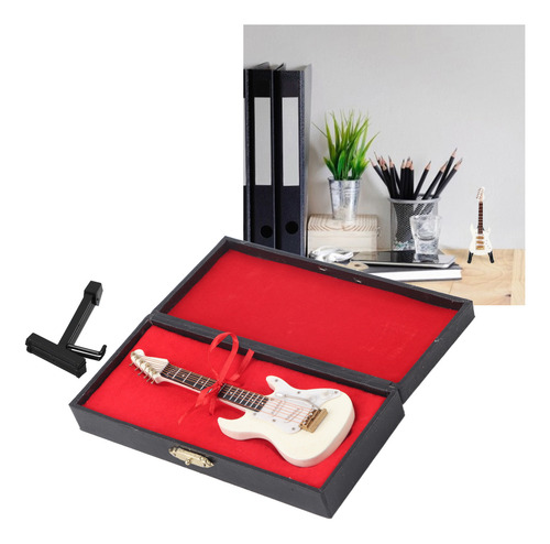 Modelo De Miniguitarra, Exquisito Instrumento Musical Decora