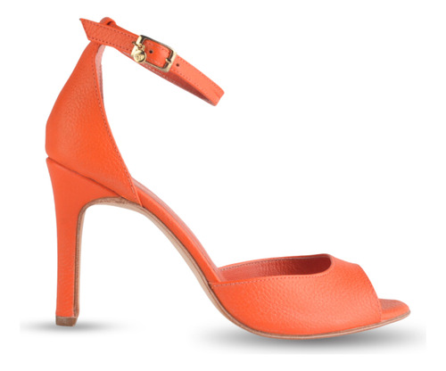 Sandalias Cuero Mujer Taco Fino - Jolie - Ferraro