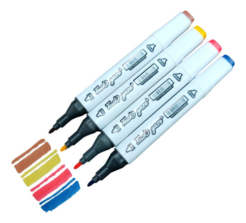 Set 48 Plumones Doble Punta Marcadores Rotuladore Touch Wj-4