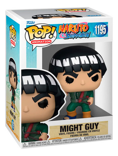 Funko Pop Might Guy Con Chacos #1195 Naruto