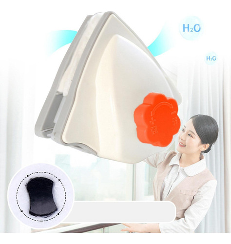 New Limpador De Janelas Triangular Para Lavar Vidros Em