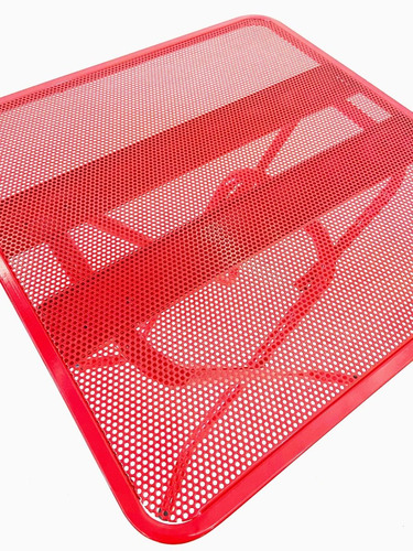 Imagen 5 de 7 de Mesa Plegable De Chapa Reforzada 63 X 63 Jardín Camping Bar