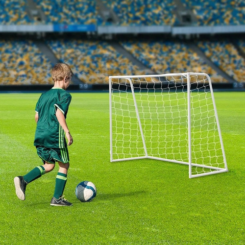 Imagen 3 de 9 de Arco Futbol Infantil Practica Robusto Calidad 1,8x1,2m C/red