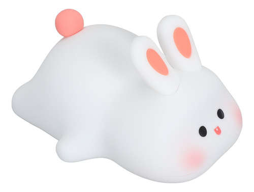 Luz De Silicona De Conejo Linda Usb Usb Recargable Lámpara