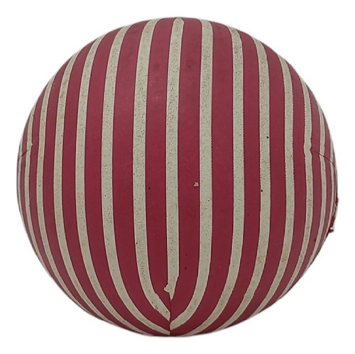 Pelota Goma Pulpo Rayada 15 Cm Colegial Niños Nº 6 Sonnos Color Rojo