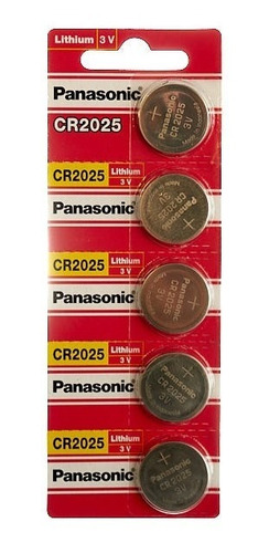 Panasonic  Cr2025. Blister X 5 Unidades 