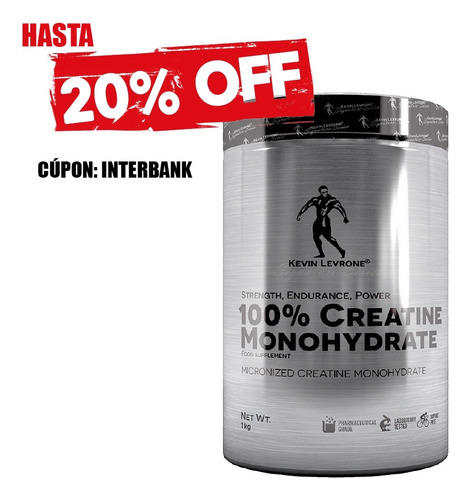 Imagen 4 de 4 de Creatina Pura Monohidratada Y Micronizada Kevin Levrone 1kg