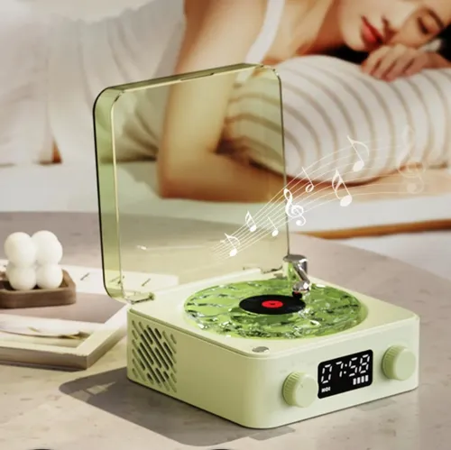 Tocadiscos Retro De Ruido Blanco Con Bluetooth, Altavoz