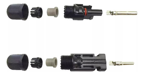 10 Pares Conector Mc4 Macho Hembra