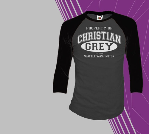 50 Shades Of Grey Playeras Manga 3/4 Para Hombre Y Mujer