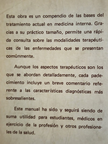 Manual De Práctica Médica - 4a Ed. - Milton J. Chatton (Usado)
