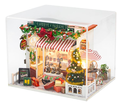 Kit De Casa En Miniatura De Bricolaje Decoración De Madera
