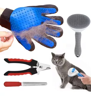 Cepillo Para Mascotas Gato Y Perro Peine Quitar Uñas Perro