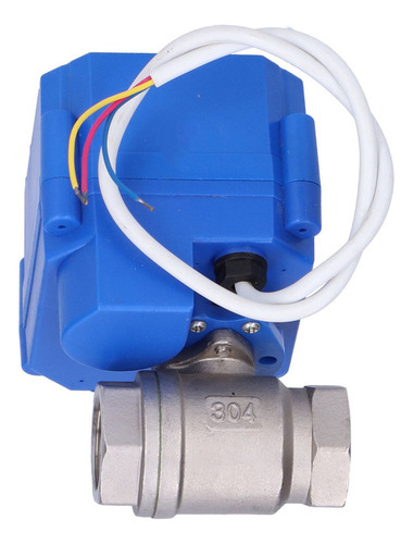 Válvula De Bola Motorizada De Acero Inoxidable De Paso Recto
