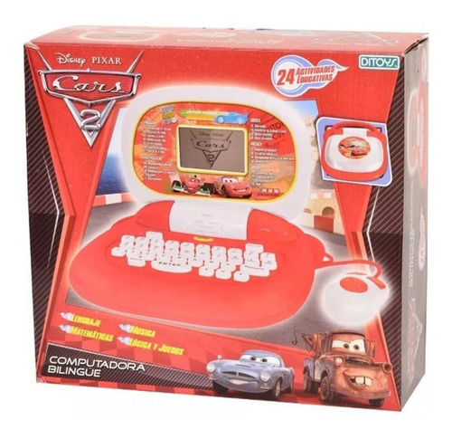 Computadora Bilingüe De Cars Disney Pixar