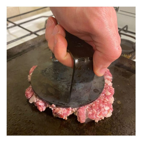 Imagen 2 de 4 de Prensa Hamburguesa Smasher 11 Cm Pisa Burguer Broksol Smash