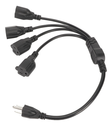 Cable Divisor De Cable De Alimentación De 3 Clavijas, 1 A 4,