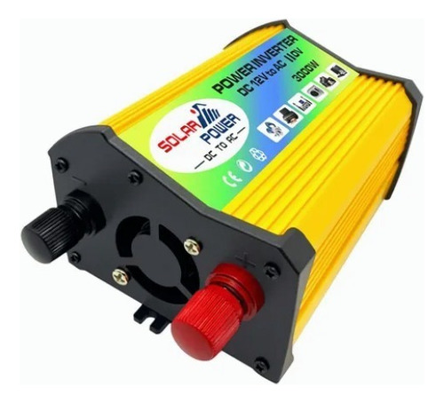 * Inversor 12v A 110v Dc A Ac Convertidor Para Amarillo