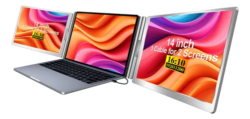 Extensor De Pantalla Portátil 14 1080p Fhd Triple