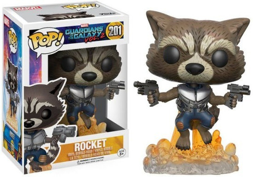 Muñeco Funko Pop Rocket Guardianes De La Galaxia