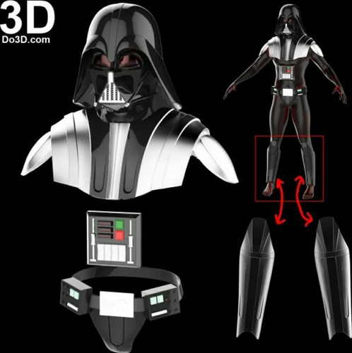 Archivo Stl Impresión 3d - Star Wars Darth Vader Cosplay