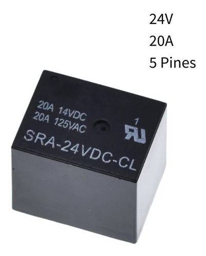 Relé 24 V 20 A Pcb Pines Power Relay Sra-24vdc-cl