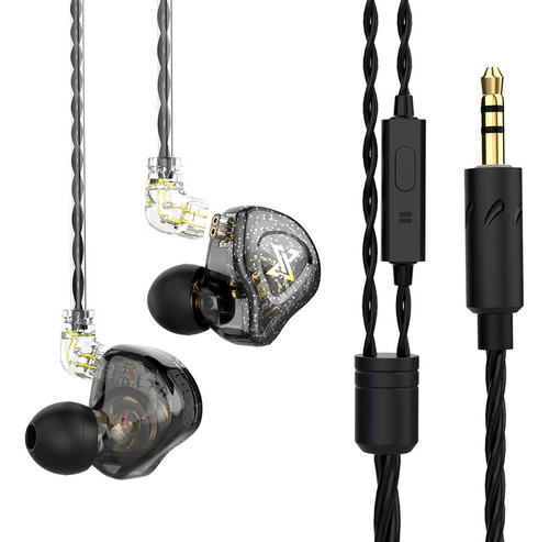 Audífonos Qkz Ak6 Max Dinámicos Con Cable De 3.5mm