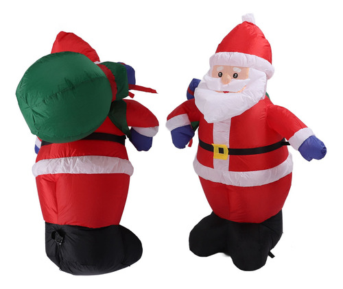 Bolsa De Regalo Inflable Para Decoración De Papá Noel De 3.9