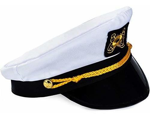 Capitán De Yate Gorra De Marinero Sombrero De Capitán...