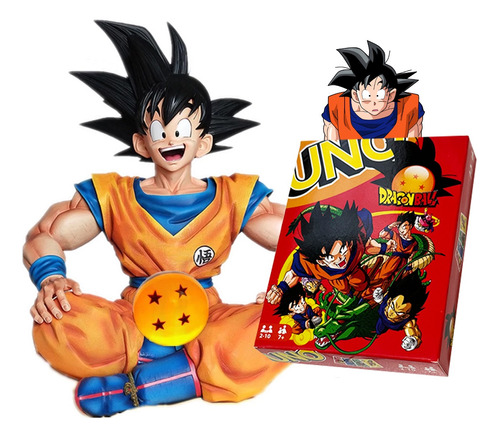 Goku Con Esfera Del Dragon 4 Estrellas De Colección 