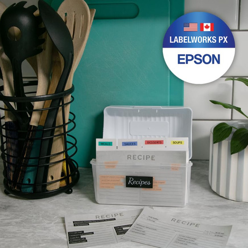 Epson Labelworks 212bmrpx: Cinta De Etiquetas Roja 1/2