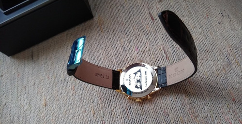 Reloj Edox Les Vauberts Chronograph 10408 Original Nuevo