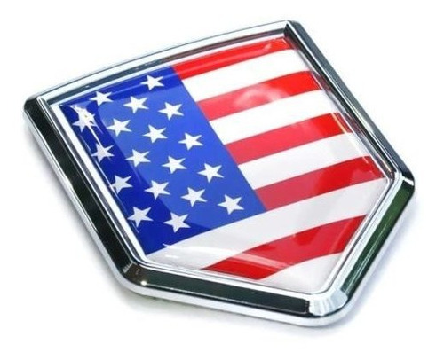 Usa Flag Car Emblem Badge Decal 3d Auto Bumper Sticker Ameri