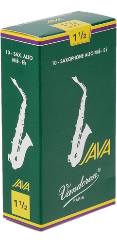 Sr2615 Cañas De Saxo Alto Java Fuerza 1.5; Caja De 10
