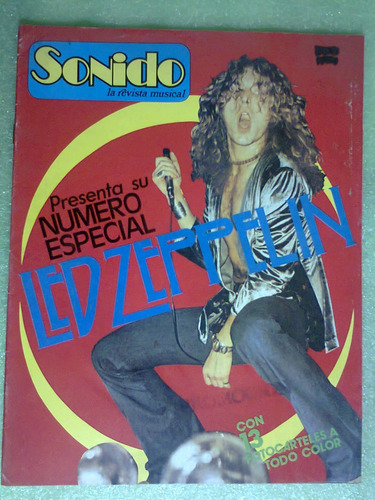 Revista Sonido Led Zeppelin 13 Pósters México 