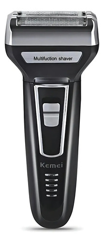 Aparador Barbeador Kemei KM-6558 Recarregável 3 Em 1 Cabeças Removíveis Bivolt
