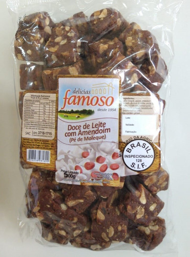 Pé De Moleque / Doce De Leite Com Amendoim - 1kg