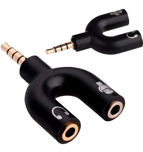 Adaptador Splitter P2 X P3 Para Headset Fone E Microfone