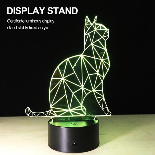 . Base Para Luz Noturna Led 3d W7crystally - 6 Peças, 16