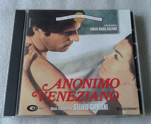 Stelvio Cipriani Anonimo Veneziano Original Soundtrack Cd 