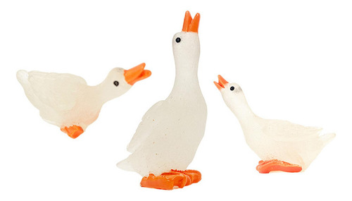 3 Estatuas De , Figuritas De Animales, Fluorescencia
