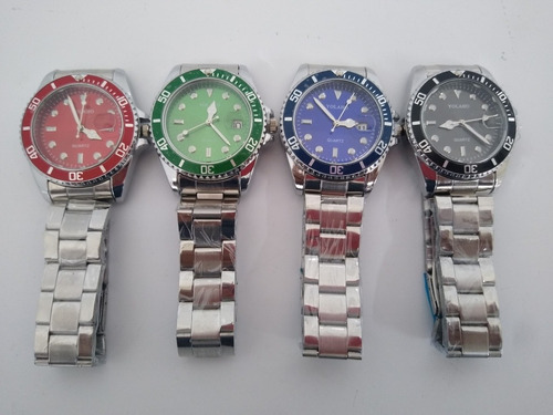 Relógio Yolako Original Aço Estilo Rolex A Prova D Agua