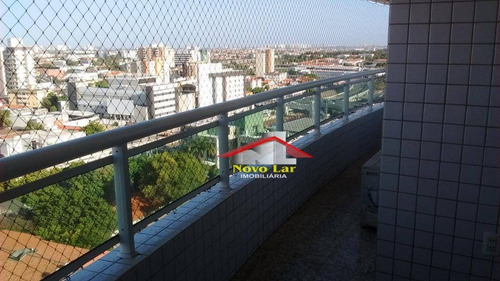 Apartamento Com 3 Dormitórios À Venda, 120 M² Por R$ 680.000,00 - Fátima - Fortaleza/ce - Ap0697
