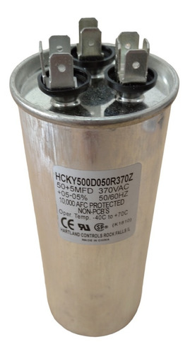 Capacitor Marcha 50+5 Mfd - (370 V)